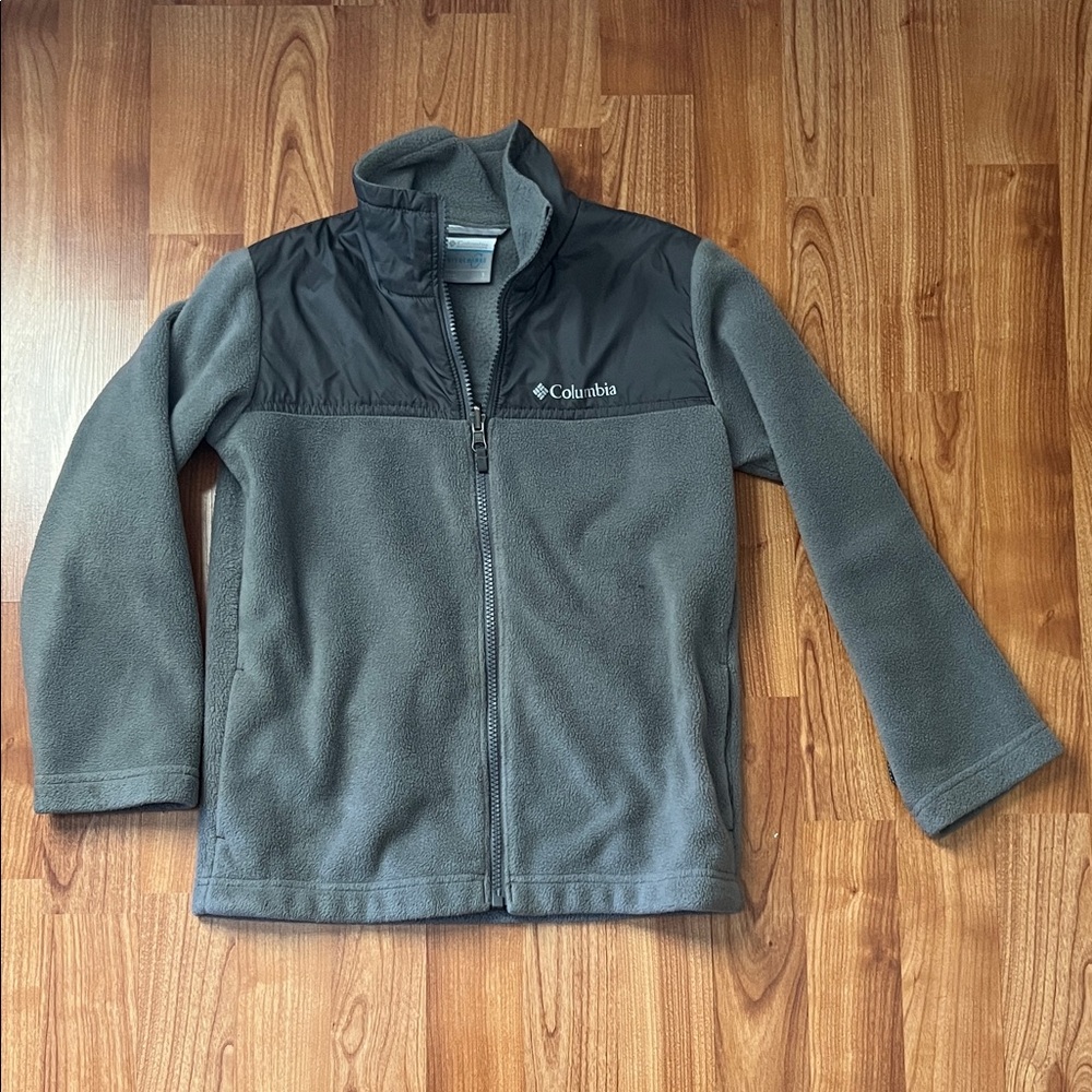 Columbia | kids | Two-Tone Gray | Fleece Jacket | S